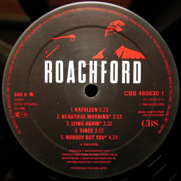 Roachford : Roachford (LP, Album)