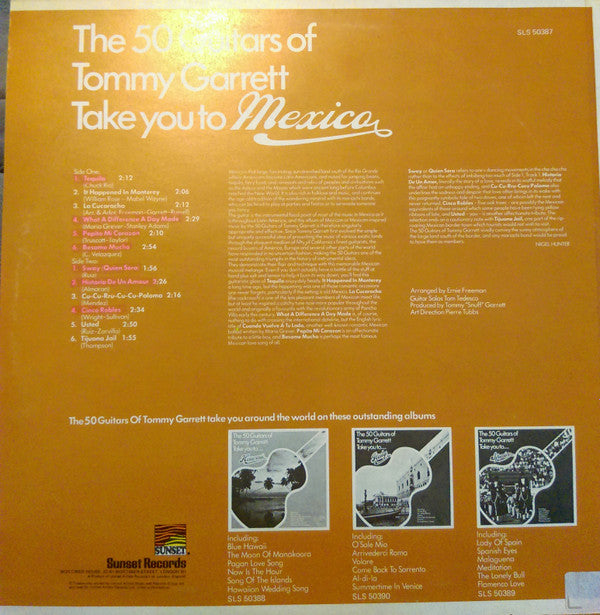 The 50 Guitars Of Tommy Garrett : Take You To...Mexico (LP, Album, RE)