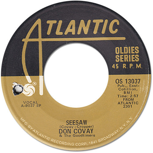 Don Covay / Don Covay & The Goodtimers : Seesaw / Mercy, Mercy (7", RE, SP )