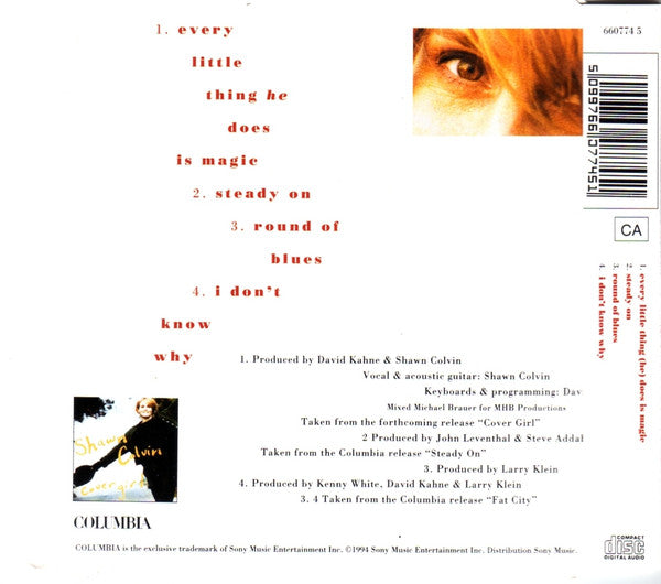 Shawn Colvin : Every Little Thing He Does Is Magic (CD, Single)
