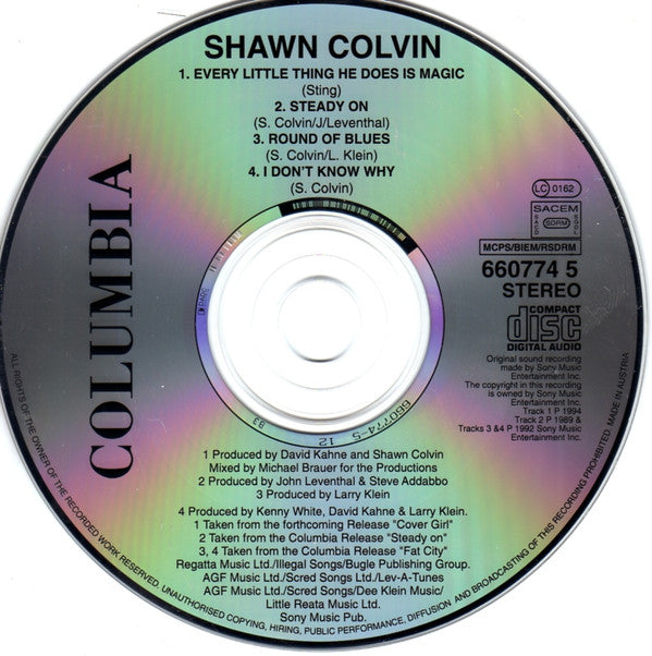 Shawn Colvin : Every Little Thing He Does Is Magic (CD, Single)