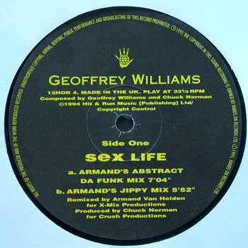 Geoffrey Williams : Sex Life (12")