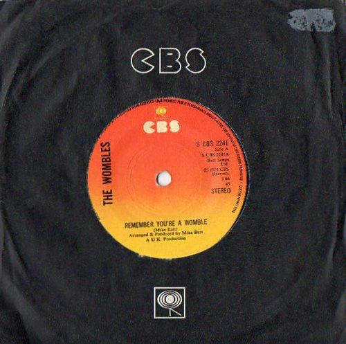 The Wombles : Remember You're A Womble (7", Single, Sol)