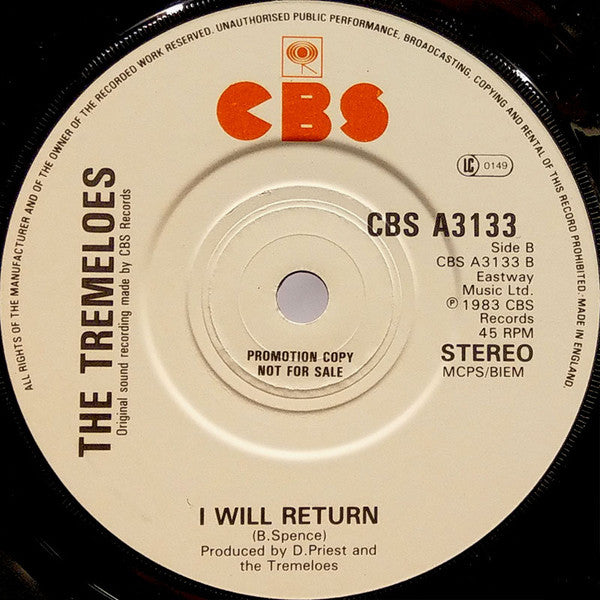The Tremeloes : Words (7", Single, Promo)
