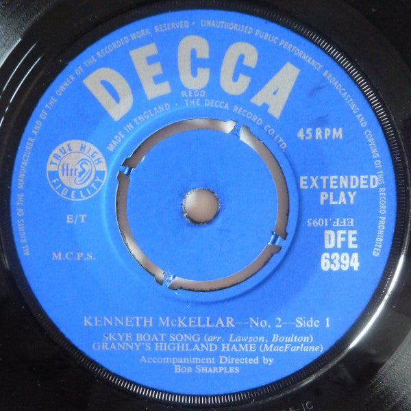 Kenneth McKellar : No. 2 (7", EP, 4 P)