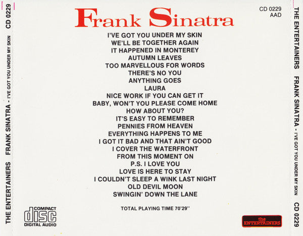 Frank Sinatra : I've Got You Under My Skin (CD, Comp)