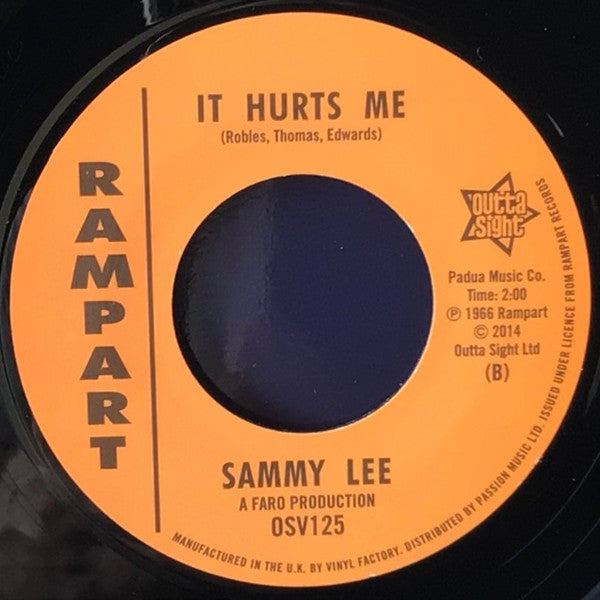 Barry White And The Atlantics (2) / Sammy Lee (3) : Tracy (All I Have Is You) / It Hurts Me (7")