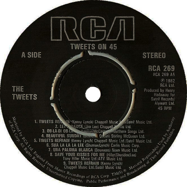 The Tweets : Tweets On 45 (7", Single, 4-P)