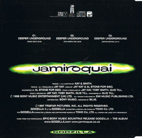 Jamiroquai : Deeper Underground (CD, Single, CD1)