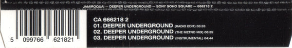 Jamiroquai : Deeper Underground (CD, Single, CD1)