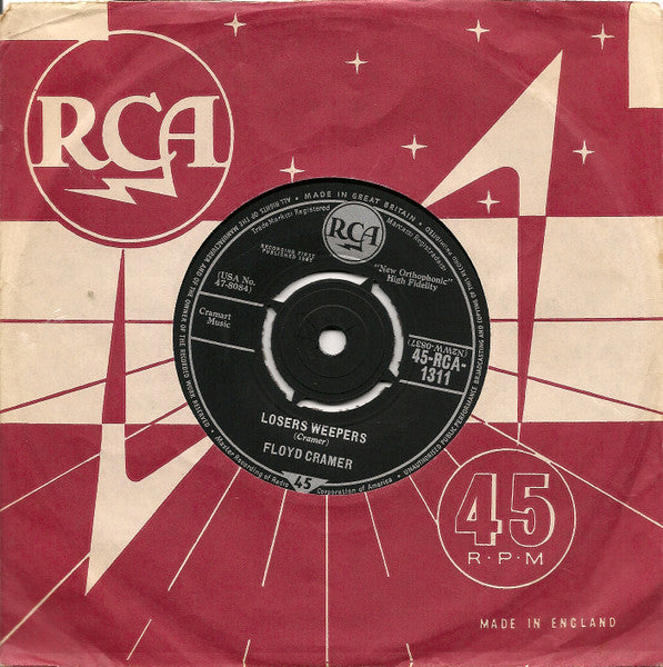 Floyd Cramer : Losers Weepers / Swing Low (7", Single)