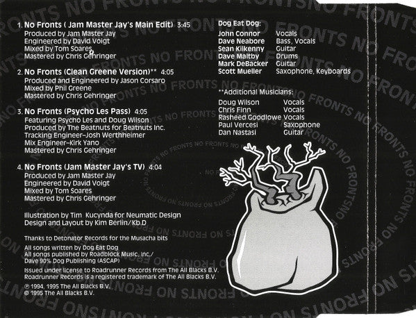 Dog Eat Dog : No Fronts: The Remixes (CD, Single)