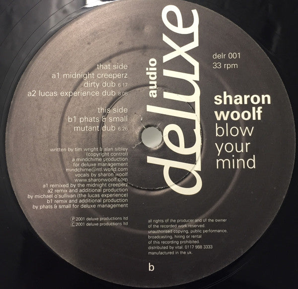 Sharon Woolf : Blow Your Mind (12")