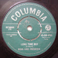 Nina & Frederik : Long Time Boy (7", Single)