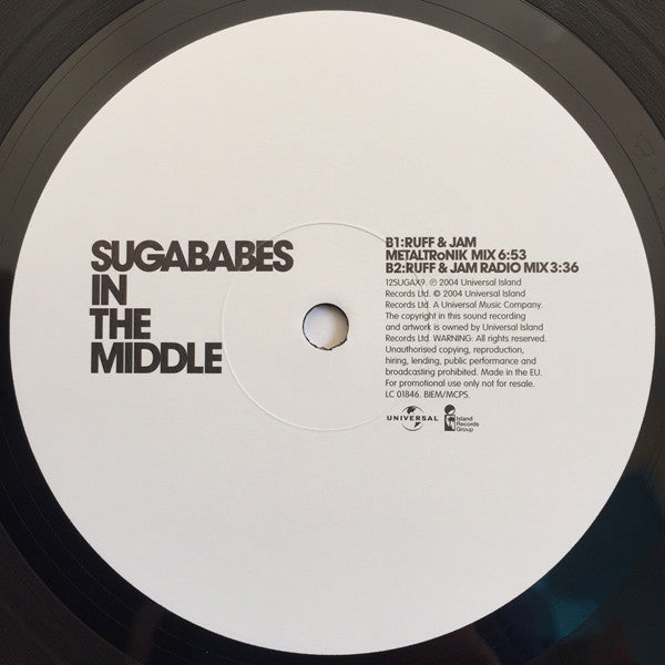 Sugababes : In The Middle (Hyper/ Ruff & Jam Mixes) (12", Single, Promo)