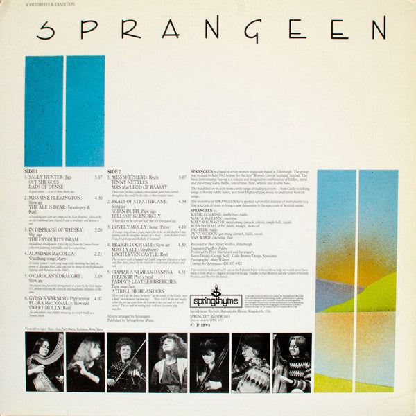 Sprangeen : Sprangeen (LP)