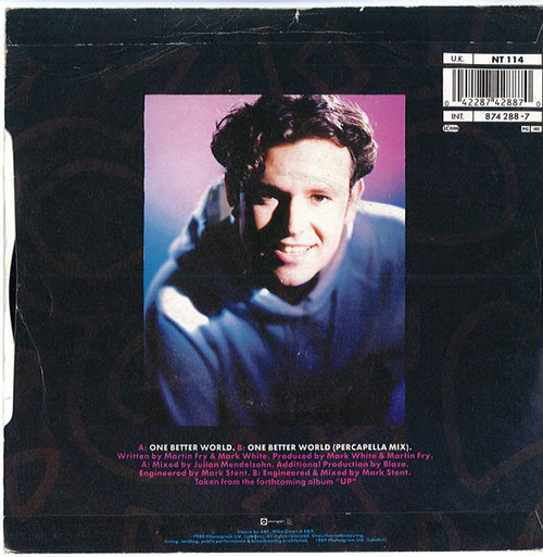 ABC : One Better World (7", Single, Sil)