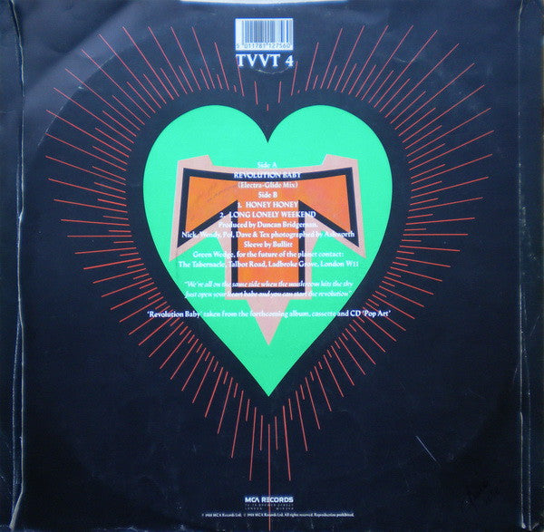 Transvision Vamp : Revolution Baby (Electra-Glide Mix) (12")