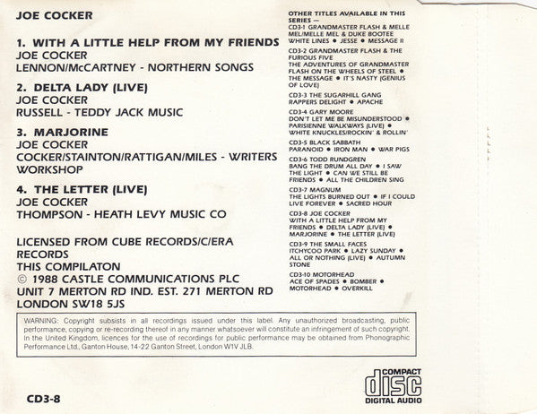 Joe Cocker : With A Little Help From My Friends (CD, Mini, Single, Ltd, S/Edition)