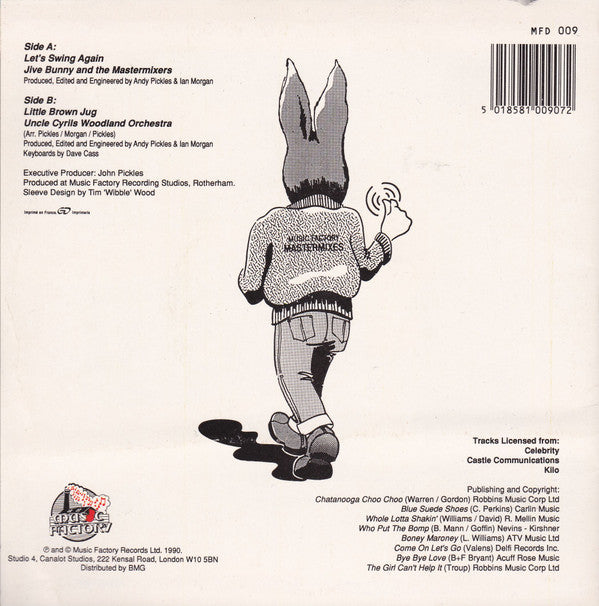 Jive Bunny And The Mastermixers : Let's Swing Again (7", Single)