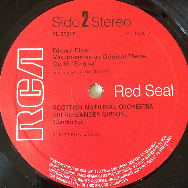 Sir Edward Elgar, Alexander Gibson, Royal Scottish National Orchestra : Falſtaff / Enigma Variations (LP)