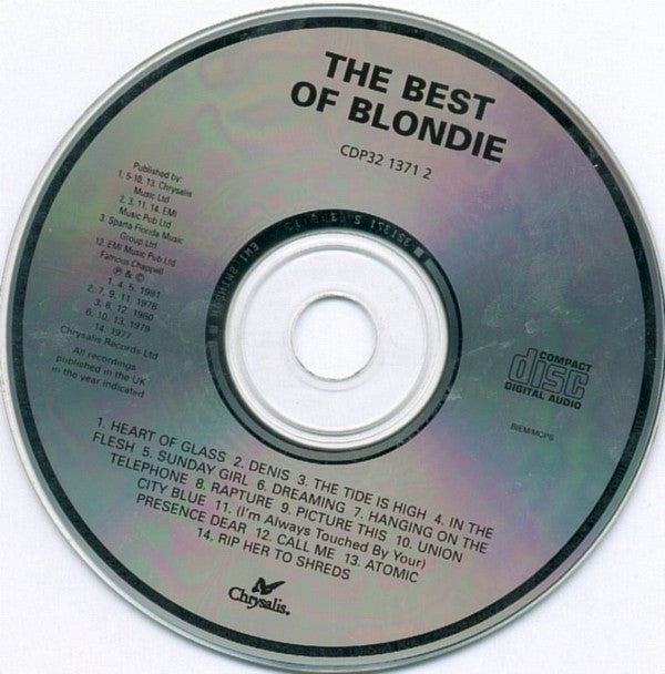 Blondie : The Best Of Blondie (CD, Comp, RE, RP)