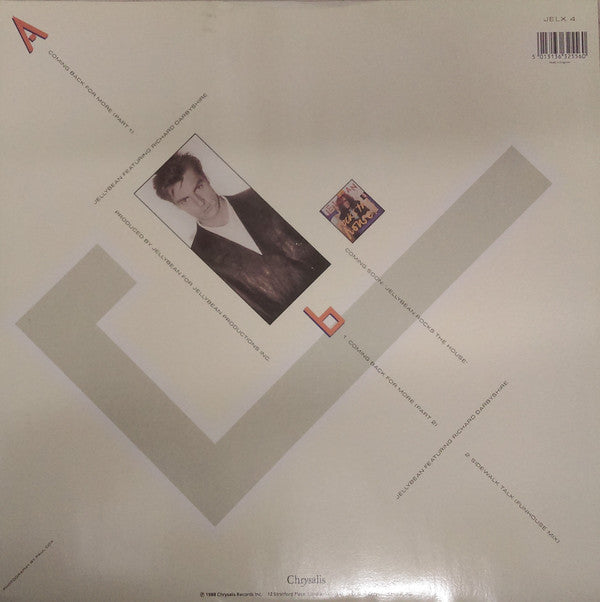 John "Jellybean" Benitez Featuring Richard Darbyshire : Coming Back For More (12")