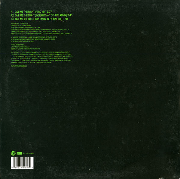 Xavier (6) : Give Me The Night (12")