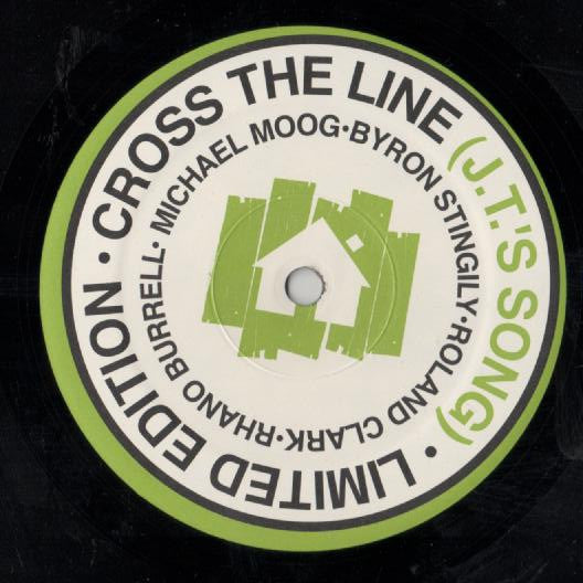 Michael Moog • Byron Stingily • Roland Clark • Ronald Burrell : Cross The Line (J.T.'s Song) (12", Ltd)