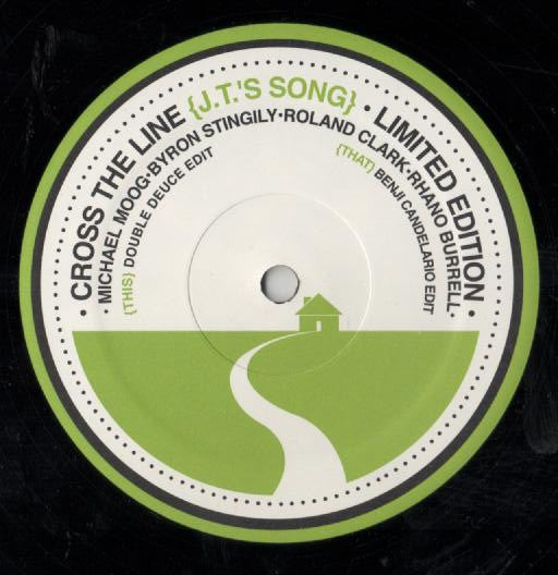 Michael Moog • Byron Stingily • Roland Clark • Ronald Burrell : Cross The Line (J.T.'s Song) (12", Ltd)