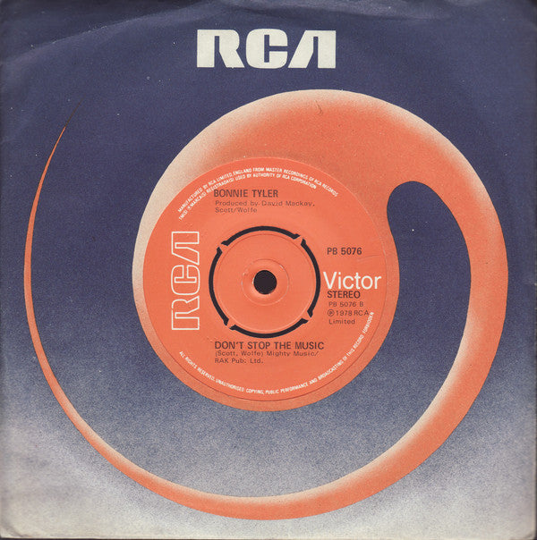 Bonnie Tyler : Here Am I  (7", Single, Kno)
