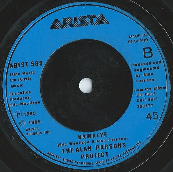 The Alan Parsons Project : Let's Talk About Me (7")