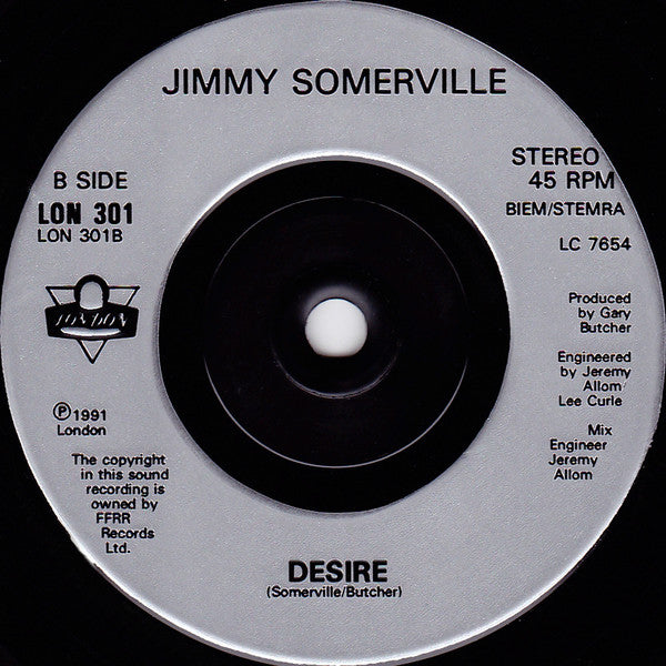 Jimmy Somerville : Run From Love (7", Single)