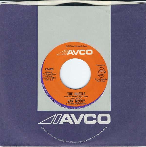 Van McCoy & The Soul City Symphony : The Hustle (7", Styrene, Mon)
