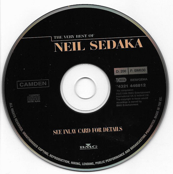 Neil Sedaka : The Very Best Of Neil Sedaka (CD, Comp)