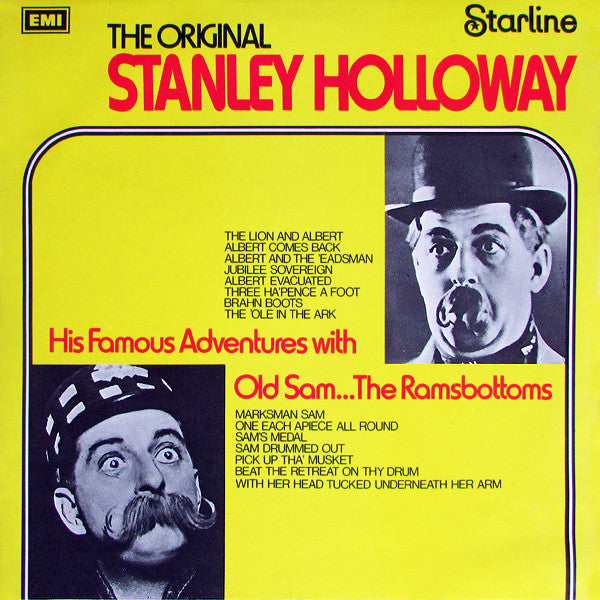 Stanley Holloway : His Famous Adventures With Old Sam And The Ramsbottoms (LP, Comp, Mono, RE)