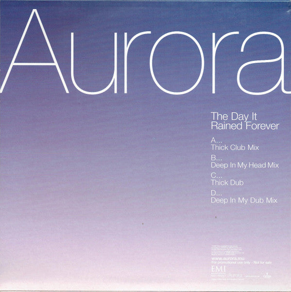 Aurora : The Day It Rained Forever (2x12", Promo)