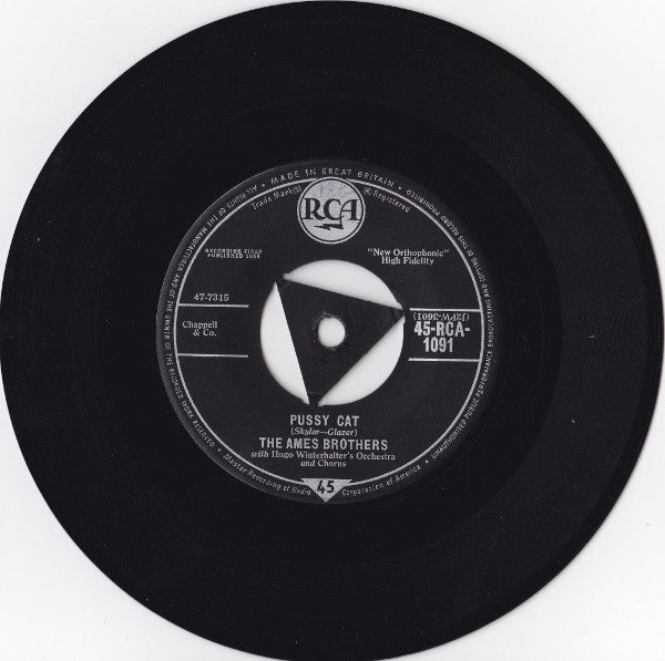 The Ames Brothers With Hugo Winterhalter's Orchestra And Chorus : Pussy Cat (7", Single)