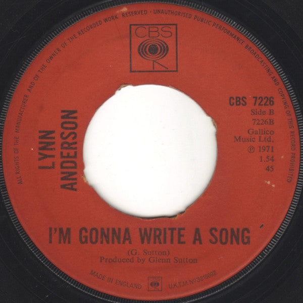 Lynn Anderson : You're My Man (7", Single)
