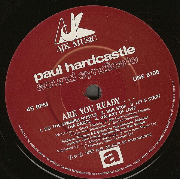 Paul Hardcastle : Are You Ready... (Sound Syndicate) (7")