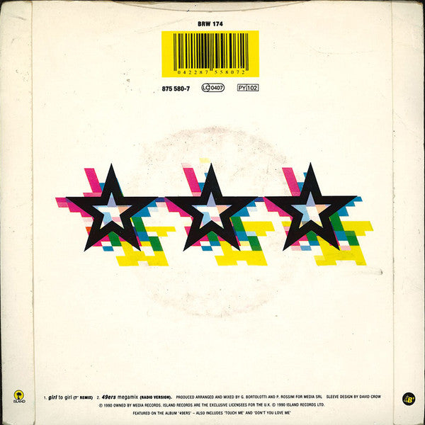 49ers : Girl To Girl (7", Single)