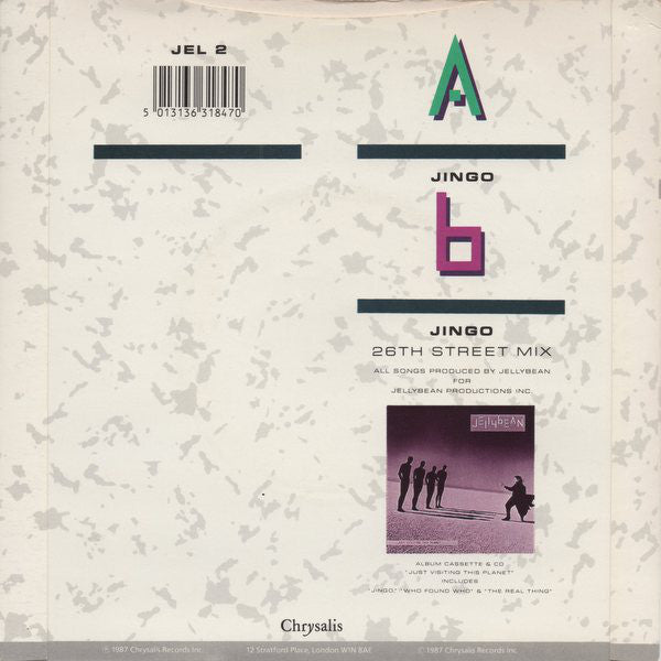 John "Jellybean" Benitez : Jingo (7", Single)