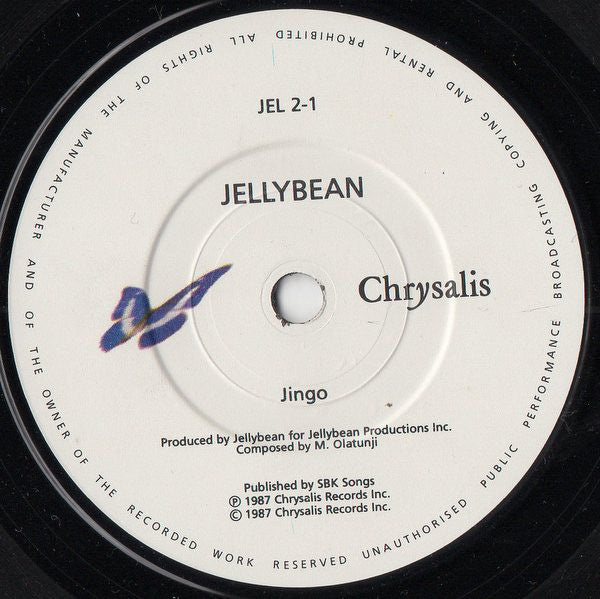 John "Jellybean" Benitez : Jingo (7", Single)