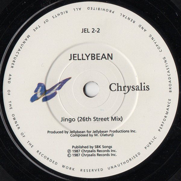 John "Jellybean" Benitez : Jingo (7", Single)