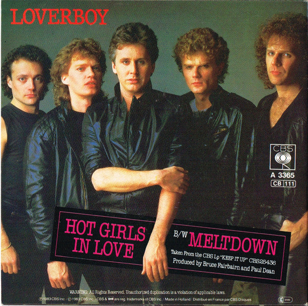 Loverboy : Hot Girls In Love (7", Single)