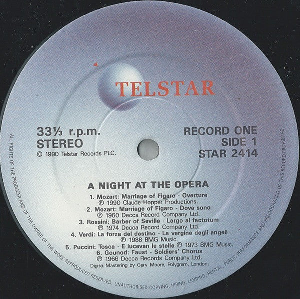 Various : Welcome To A Night At The Opera (2xLP, Comp)