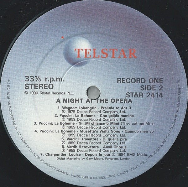 Various : Welcome To A Night At The Opera (2xLP, Comp)