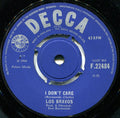 Los Bravos : I Don't Care (7", Single)