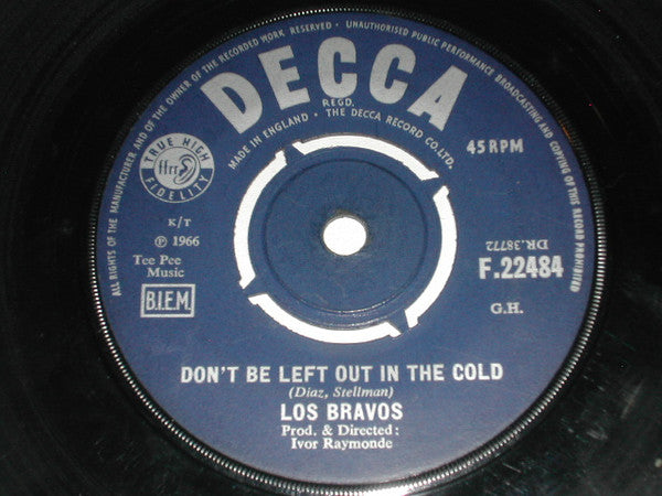 Los Bravos : I Don't Care (7", Single)
