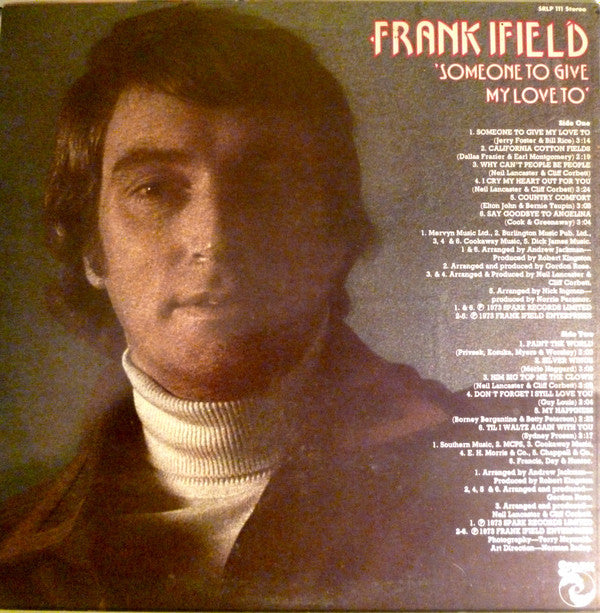 Frank Ifield : Someone To Give My Love to (LP)